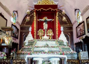 El venerado Cristo Negro de San Francisco de Campeche