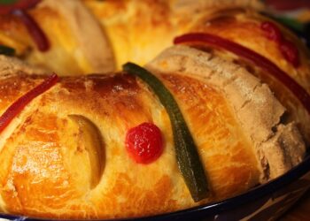 Rosca de reyes, tradicional y deliciosa