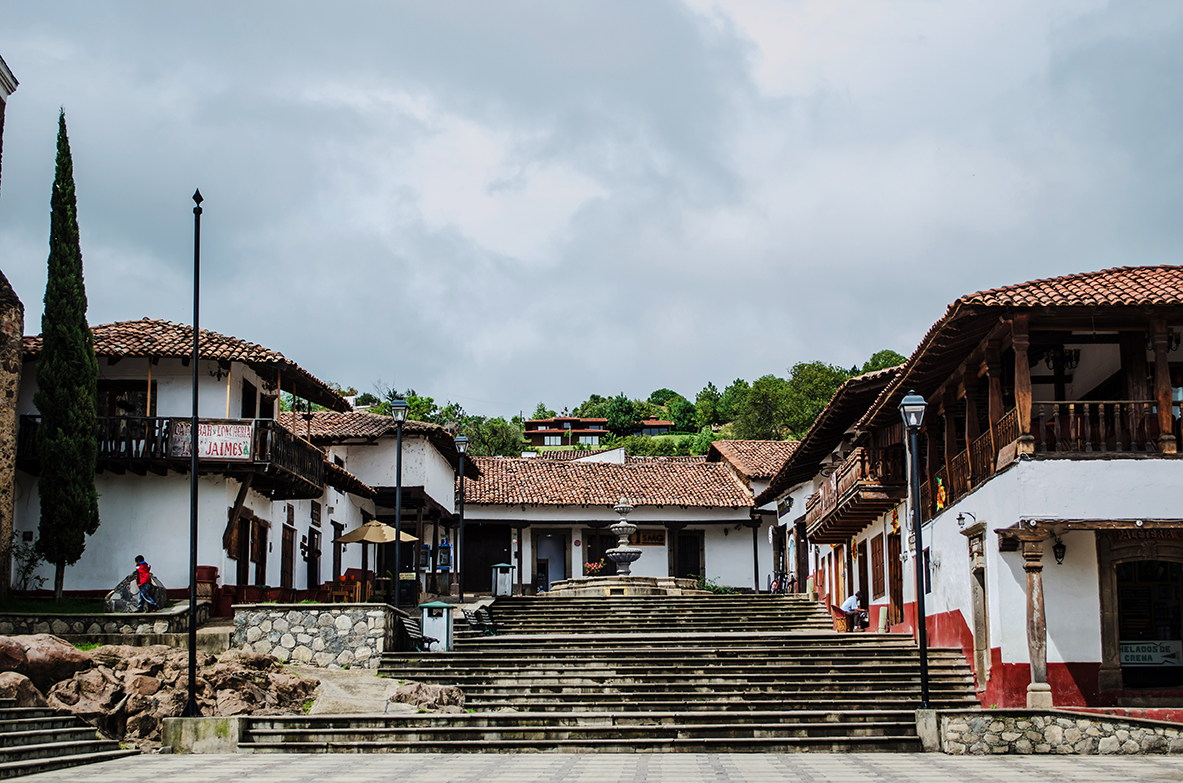 Plaza principal de Tapalpa