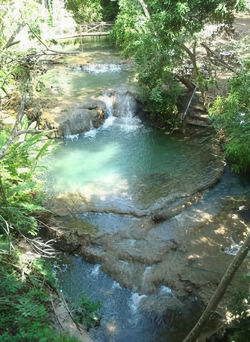 Pozas y cascadas