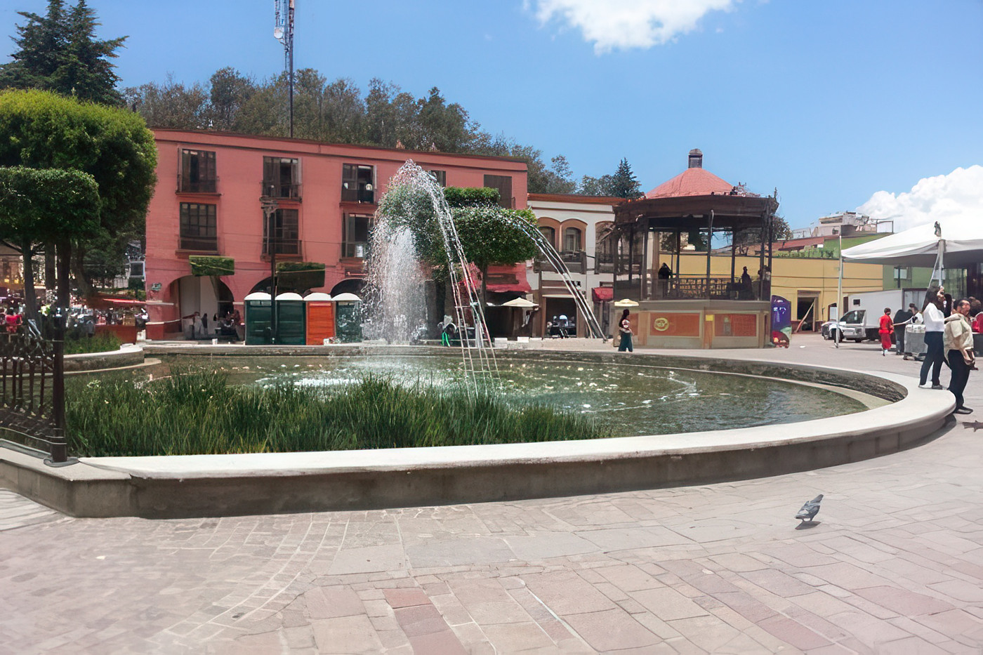 Plaza principal de Metepec