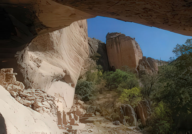 Zona arqueológica Las Cuarenta Casas