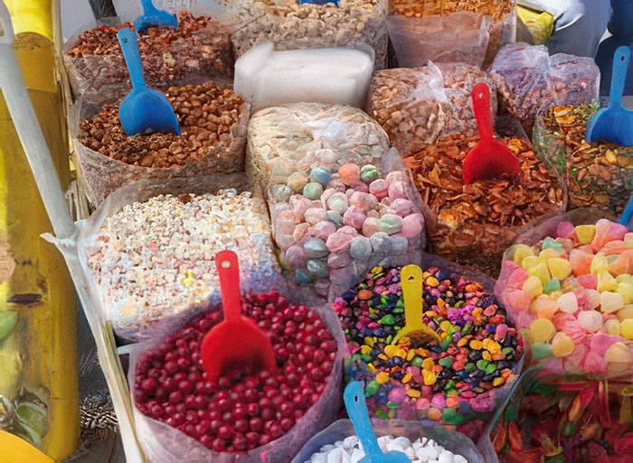 Dulces para las piñatas